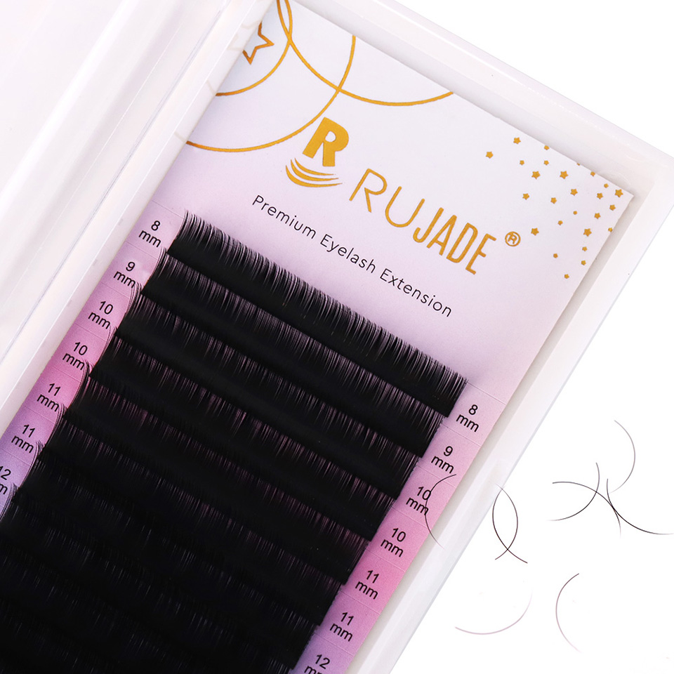 Eyelash Extension Russian - RUJADE B C CC Dカール カシミヤまつげエクステ