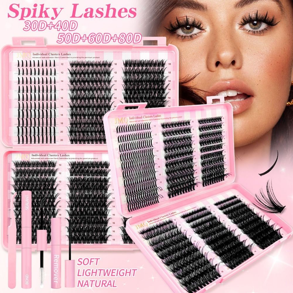Eyelash Extension Natural Look - 9-16mmの長さのつけまつげ、3DボリュームナチュラルルックDIYまつげエクステキット、ボリュームファン、ウィスピー風3Dフェイクミンクまつげ