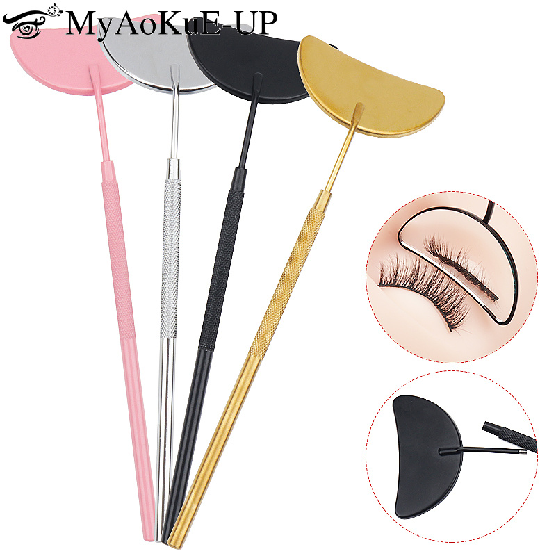1 個まつげエクステンションミラー月型取り外し可能なステンレ - Eyelash Extension Look のレビューと価格