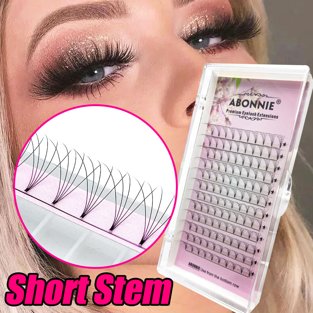 ABONNIE ベルベットショートステム ロシアンボリューム - Eyelash Extension Russian のレビューと価格