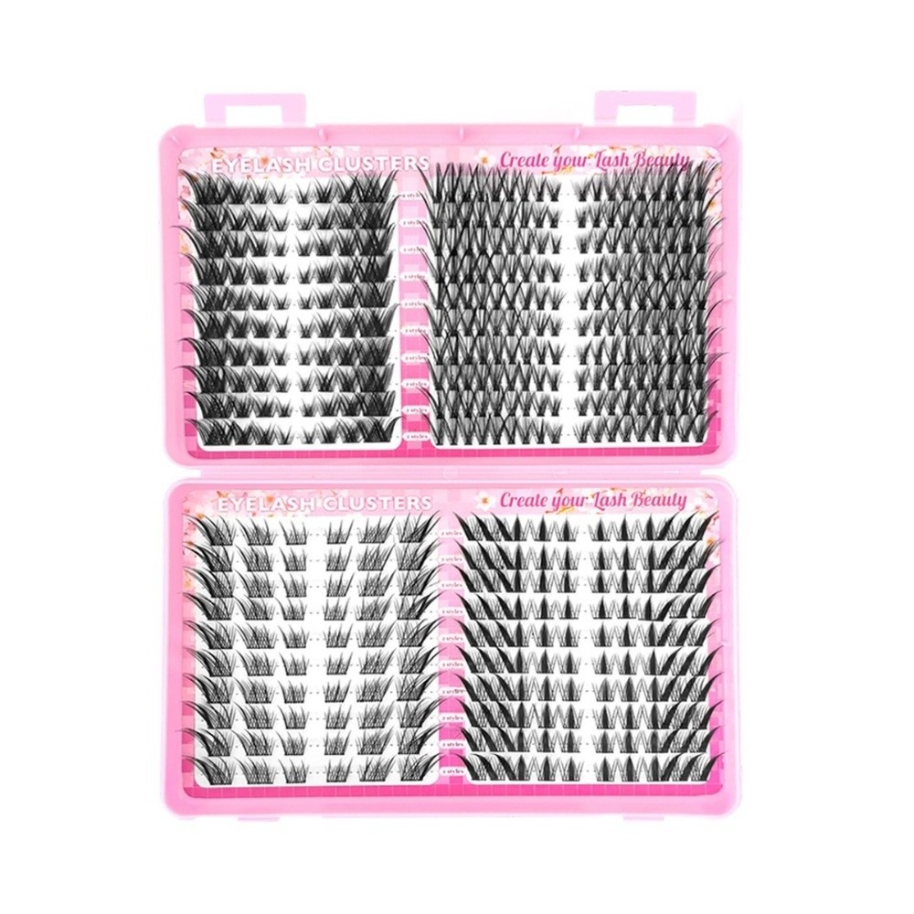 ホットナチュラルルックつけまつげブラック C カール 3D  - Eyelash Extension Natural Look のレビューと価格
