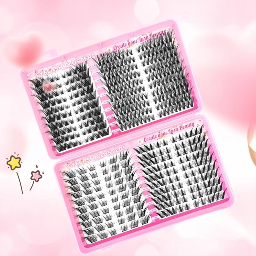 ホットナチュラルルックつけまつげブラック C カール 3D  - Eyelash Extension Natural Look のレビューと価格