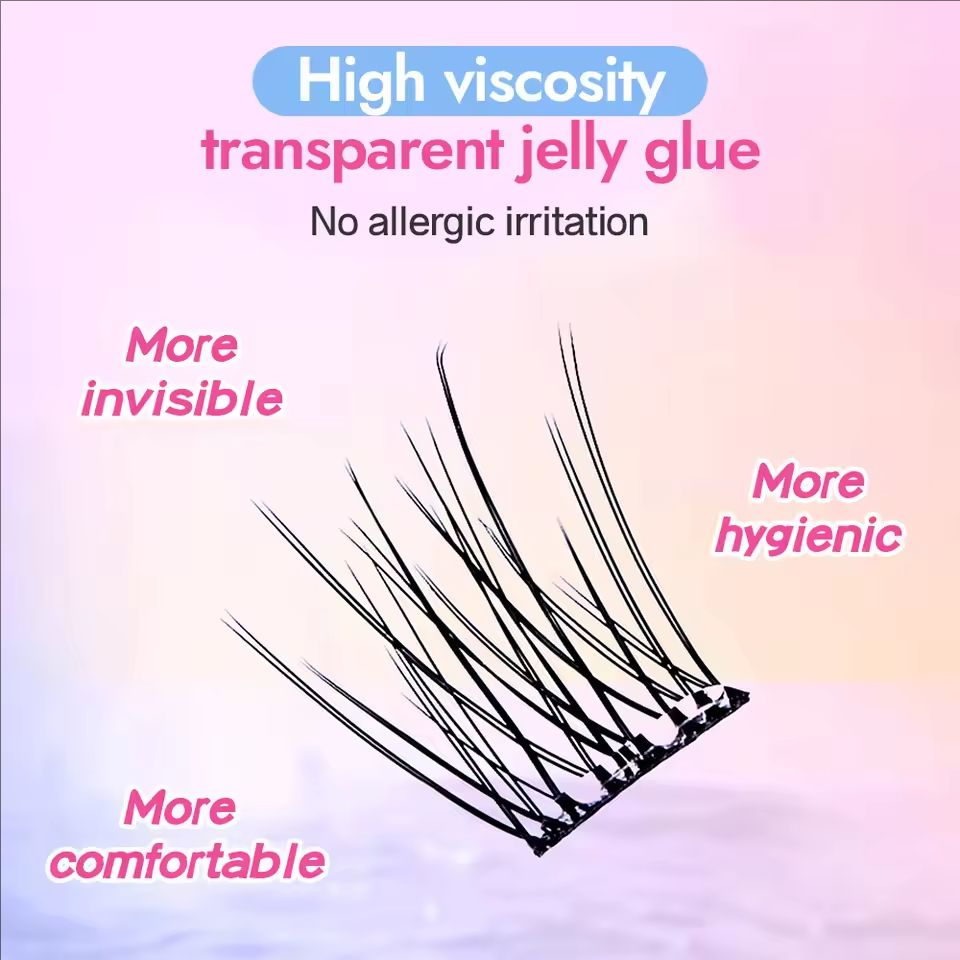 MIAOJIE 接着剤不要のつけまつげ - 簡単な 3 ステ - Eyelash Extension Human Hair のレビューと価格