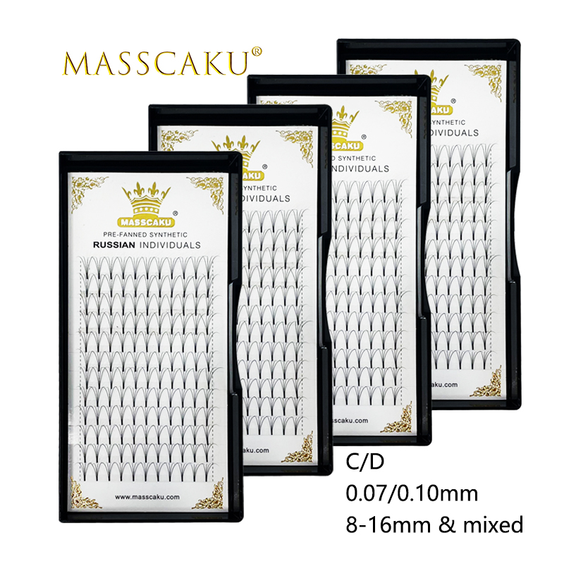 卸売12列3D 4D 5D 6Dプレメイドファン ロシアンボ - Eyelash Extension Russian のレビューと価格