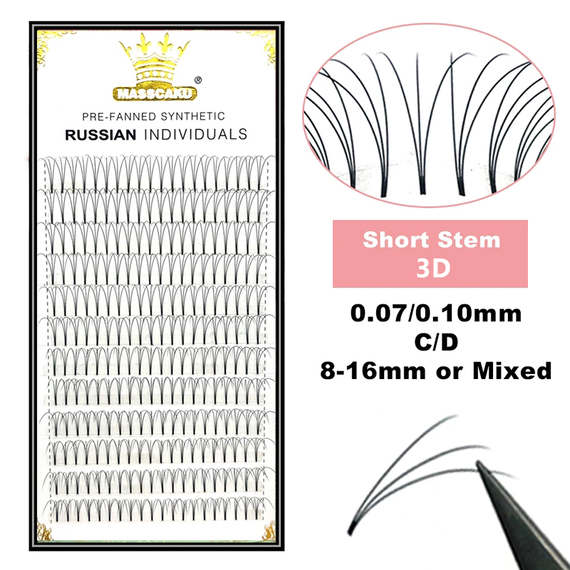 卸売12列3D 4D 5D 6Dプレメイドファン ロシアンボ - Eyelash Extension Russian のレビューと価格