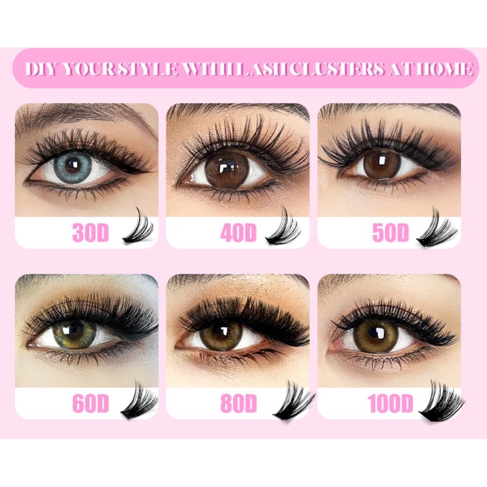 9-16mmの長さのつけまつげ、3Dボリュームナチュラルルッ - Eyelash Extension Natural Look のレビューと価格