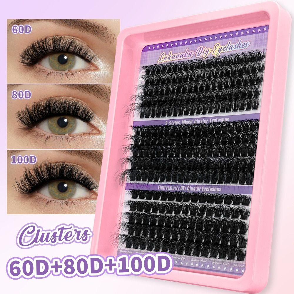 9-16mmの長さのつけまつげ、3Dボリュームナチュラルルッ - Eyelash Extension Natural Look のレビューと価格